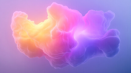Poster - Dreamlike composition where luminous, bioluminescent tendrils merge with digital textures, creating
