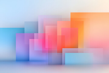 Poster - Abstract composition of vibrant data clusters and geometric graphs, with pulsating neon gradients