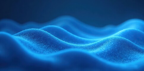 Wall Mural - subtle blue wave pattern, fading into soft, abstract swirls , ocean, background