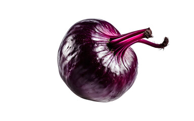 Poster - A whole beetroot with purple skin, isolated on a empty plain background