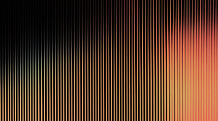 Poster - Abstract background with vertical orange and black lines gradient texture art dark warm style image