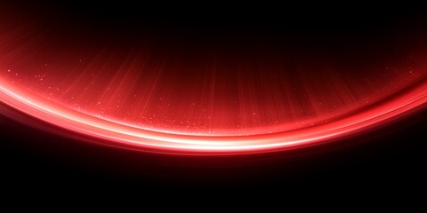 Poster - Abstract Red Glowing Light Rays Background Design Element for Website Banner or Presentation