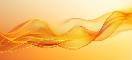 Fototapete - abstract orange background with smooth bright lines