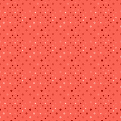 Poster - Seamless dot pattern background - abstract red vector graphic