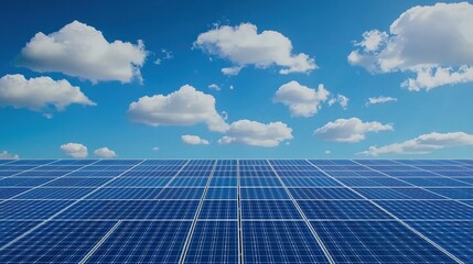 Wall Mural - Visualizing renewable energy solutions with technology overlays.