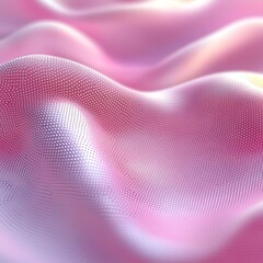Poster - Pink Abstract Wave Digital Fabric Texture Design