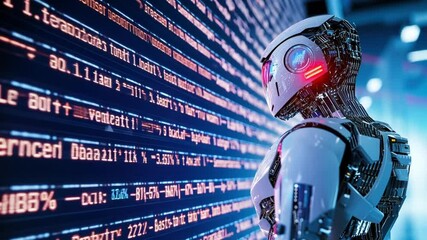 Poster - Artificial Intelligence: Robot Analyzing Code