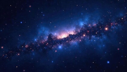 dark space background with twinkling starfield, dark, galaxy, shine