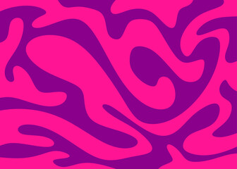 Poster - Abstract background with wavy line pattern. Simple oil painting pattern