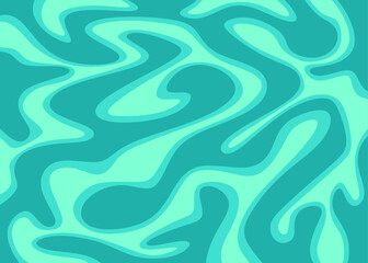 Poster - Abstract background with wavy line pattern. Simple oil painting pattern
