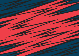 Aufkleber - Abstract background with seamless diagonal zigzag line pattern