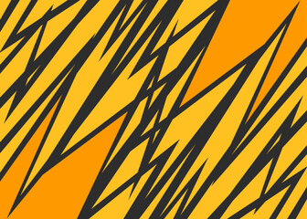 Poster - abstract background with seamless diagonal rough jagged lines pattern