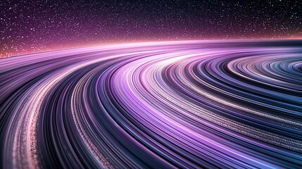 Wall Mural - cosmic rings, nebula background, space travel concept