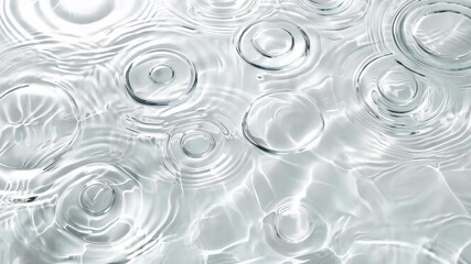 Leinwandbilder - water ripples  abstract pattern motion