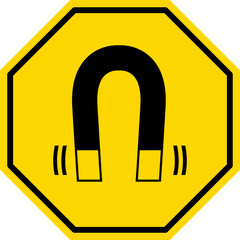 Wall Mural - caution warning dangerous alarm set, danger sign collection, attention vector icon, yellow, red and 