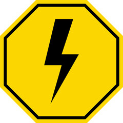 Wall Mural - caution warning dangerous alarm set, danger sign collection, attention vector icon, yellow, red and 