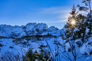 Fototapete - Winter landscape of the Tatra Mountains, Poland