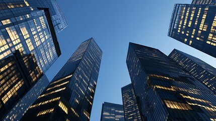 Poster - A detailed cityscape image featuring contemporary architecture and vibrant elements.