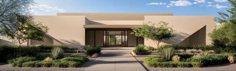 Poster - High-resolution minimalist image showcasing modern residential architecture.