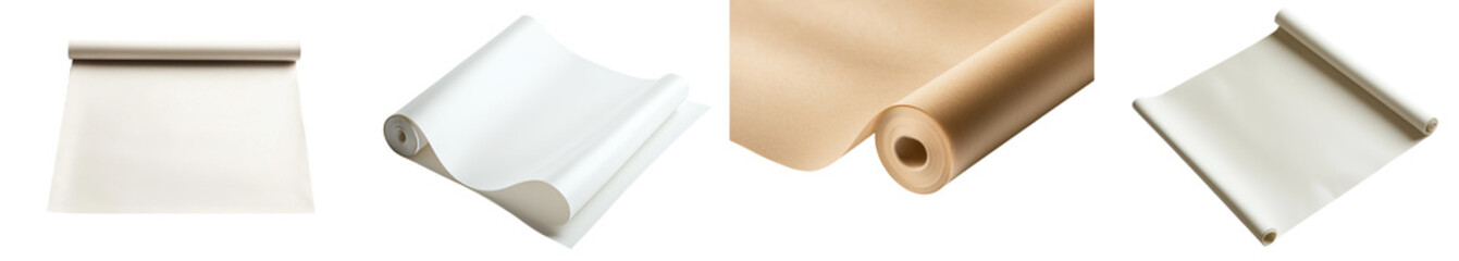 Aufkleber - A lone white paper, isolated on white, flies through the air, falls, and twists, with an included clipping path