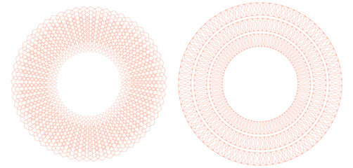 Aufkleber - decorative circle for your banner design, printing. suitable for cosmetics design, candy, yoga, fash