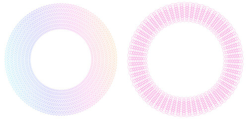 Aufkleber - decorative circle for your banner design, printing. suitable for cosmetics design, candy, yoga, fash