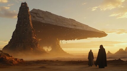 Wall Mural - spacecraft landing site