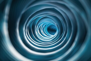 Poster - A mesmerizing vortex pulls viewers in with soft lighting and vibrant gradients, creating a stunning depth illusion