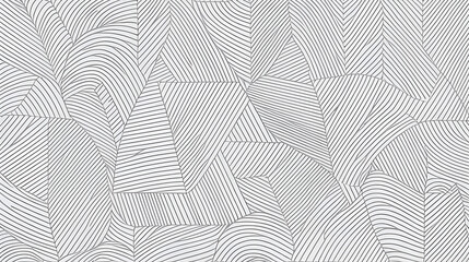 Abstract shapes.Patterns from lines.White wallpaper. Vector graphics for design, textile, decoration, cover, wallpaper, web background, wrapping paper, fabric, packaging. Repeating pattern.