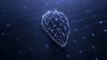 Poster - Abstract Digital Geometry with Connected Nodes and Lines