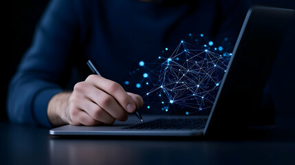 Poster - Creative Mind Mapping with Digital Technology and Laptop Interface