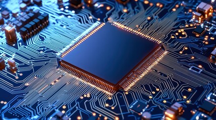 Poster - High-Tech Semiconductor Production Plant with Advanced Circuitry in a Chaotic Environment