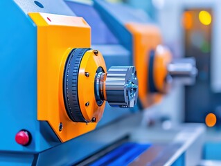 Poster - Advanced Precision Engineering Workshop with CNC Machines and Cutting-Edge Technology