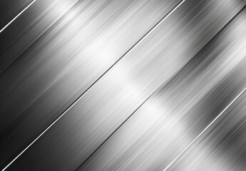 Poster - Abstract Background of Brushed Aluminum Metal Surface with Smooth Gradient and Subtle Shiny Effect for Modern Design Projects