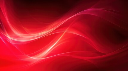 Aufkleber - A dark-toned, abstract red background with soft curves and dynamic light, creating a sense of motion, while leaving space in the center for custom design elements.