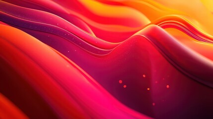 Aufkleber - A vibrant and energetic abstract composition with curved red and orange lines, blurred motion effects, and a futuristic tone. The center is free for inserting text or branding.