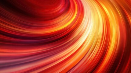 Aufkleber - An abstract, flowing red background with vibrant orange hues, high-speed motion blur, and smooth curved lines, leaving room in the center for text or visuals.