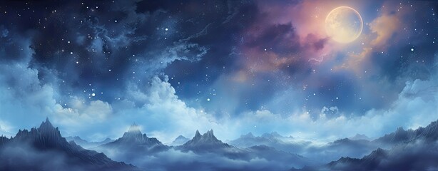 Wall Mural - night sky