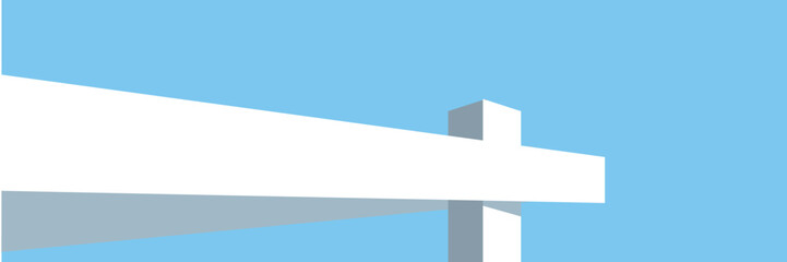 banner template design with header interface gradient style