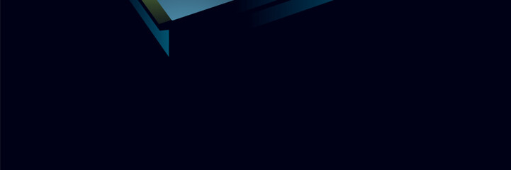 banner template design with header interface gradient style