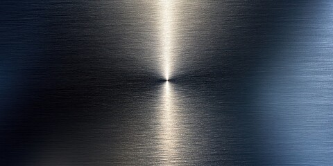Poster - Smooth Metallic Surface with Subtle Reflections and Gradient Light Effect for Modern Background and Design Elements in Various Applications