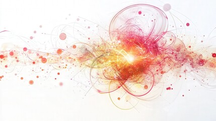 Poster - Modern light technology abstract designs