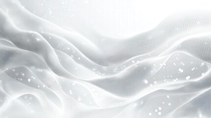 Poster - intricate abstract light technology pattern