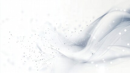 Poster - intricate abstract light technology pattern