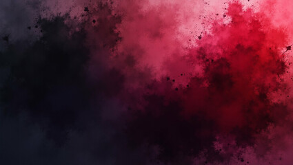 Poster - Abstract crimson and shadowy watercolor texture with subtle splatters