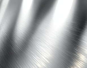 Poster - Smooth Metallic Surface with Subtle Light Reflection and Fine Brush Stroke Pattern for Modern Industrial and Artistic Applications