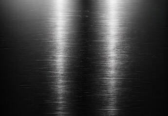 Poster - Smooth, Reflective Metal Surface with Subtle Brushed Texture Enhancing Modern, Industrial Aesthetic for Design and Creative Projects