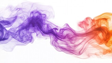 Poster - purple and orange flames, creating an energetic and captivating flame effect with vivid hues