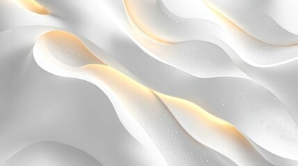 Poster - modern abstract shapes with illuminating light designs