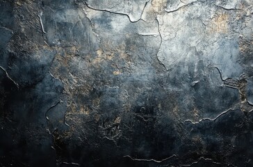 Poster - Textured Grunge Background with Cracks and Dark Shades for Artistic and Design Purposes in Abstract and Industrial Styles